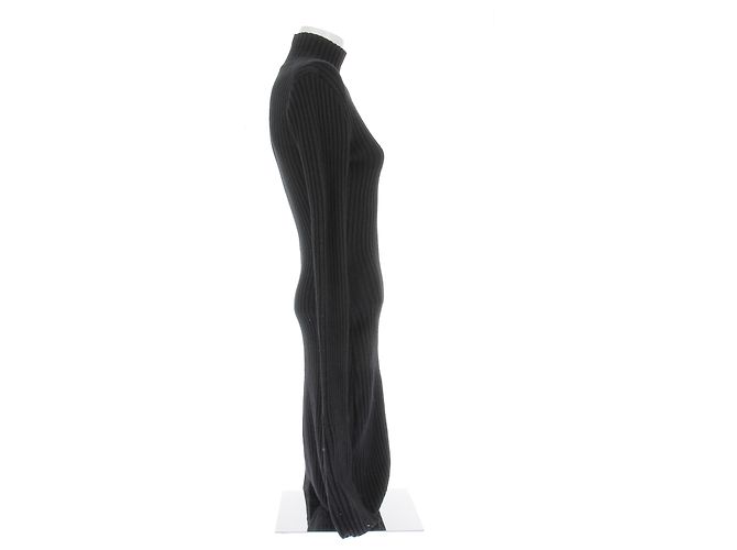 Paco Rabanne Wollkleid schwarz - Ansicht 3