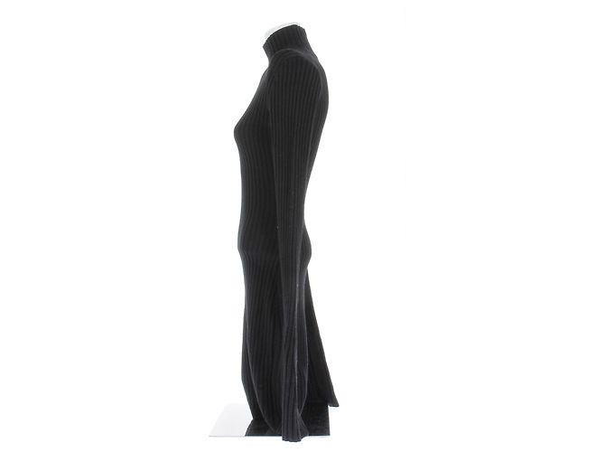Paco Rabanne Wollkleid schwarz - Ansicht 4