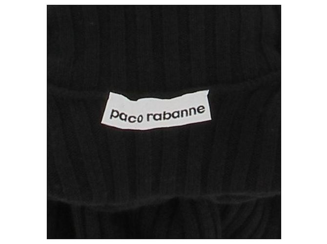 Paco Rabanne Wollkleid schwarz - Ansicht 5