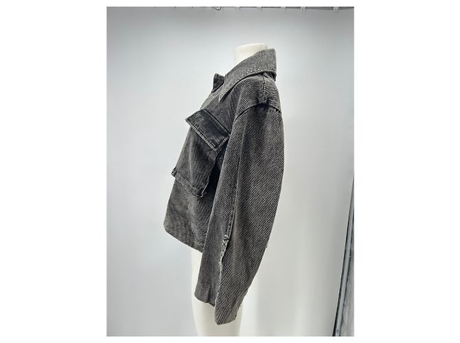 Autre Marque Giacca in cotone nera XIMONLEE M Nero - vista 4