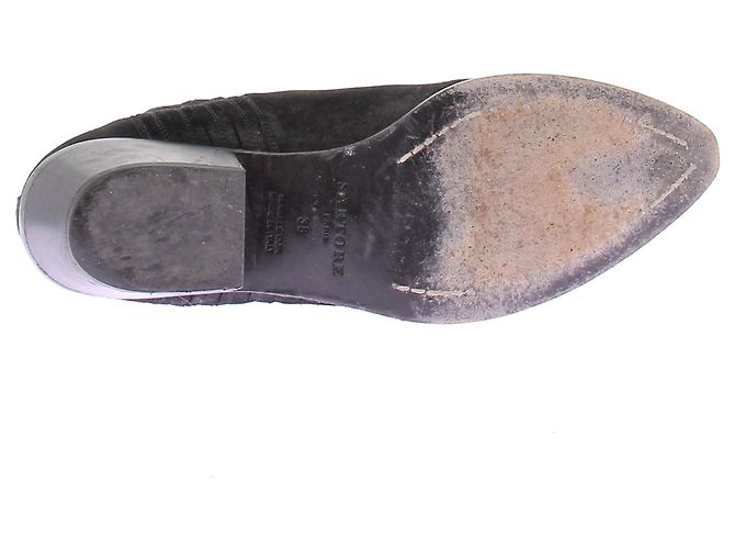Sartore Stivaletti con tacco neri Nero - vista 7
