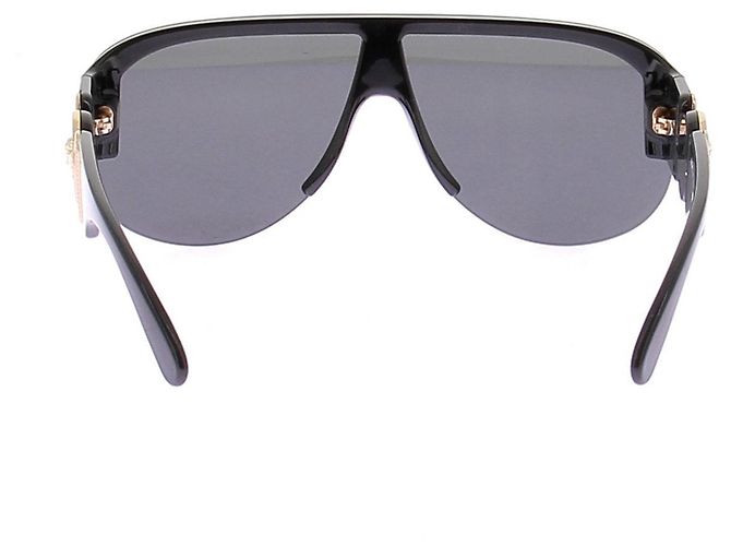 Versace Occhiali da sole neri Nero - vista 3