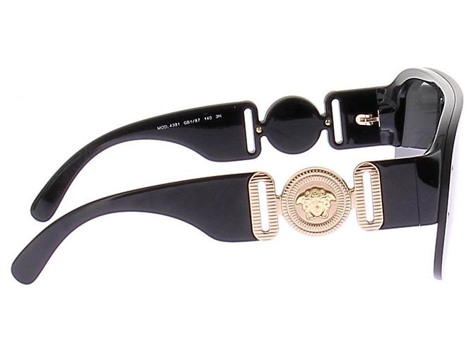Versace Occhiali da sole neri Nero - vista 5