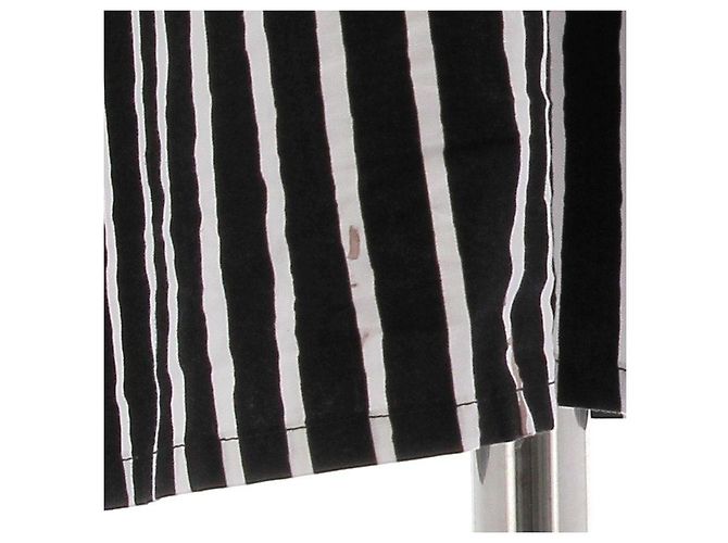 Abito camicia a righe Marimekko bianco e nero - vista 5