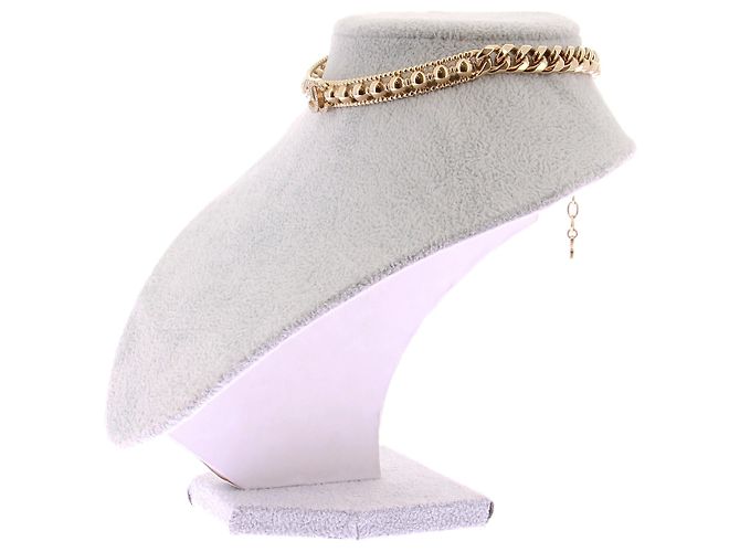 Collar Chanel dorado chapado en oro - vista 4