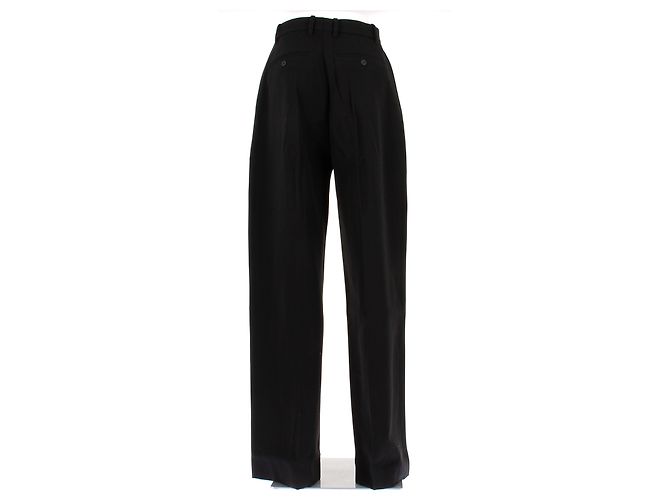 Phoebe Philo Calça preta de lã Preto - vista 2