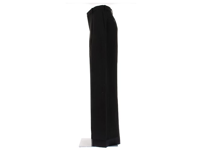 Phoebe Philo Calça preta de lã Preto - vista 4