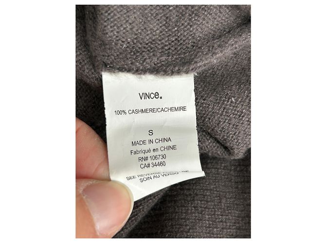 Vince Top de cachemira gris - vista 6