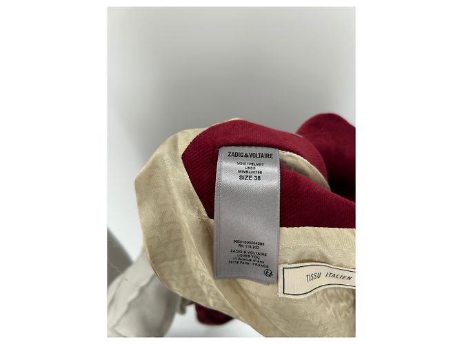 Zadig & Voltaire Samtblazer in Rot - Ansicht 6