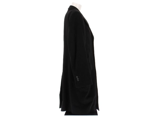 Yves Saint Laurent Schwarze Wolljacke Größe 48 - Ansicht 3