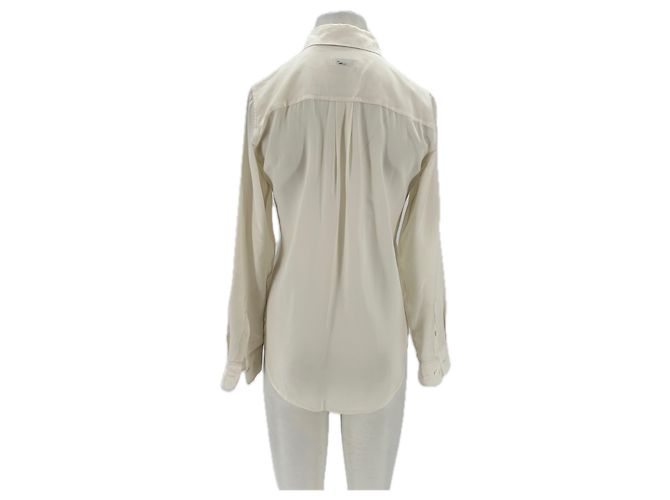 Camicia di seta bianca Equipment XS Bianco - vista 2