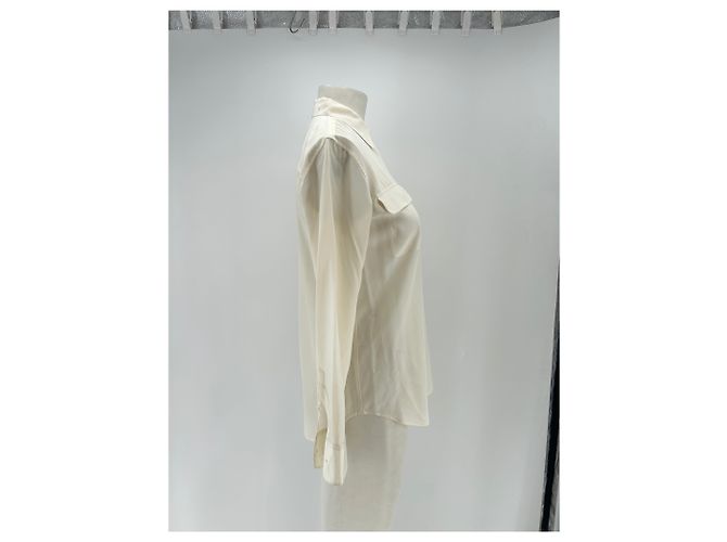 Camicia di seta bianca Equipment XS Bianco - vista 3
