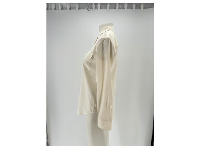 Camicia di seta bianca Equipment XS Bianco - vista 4
