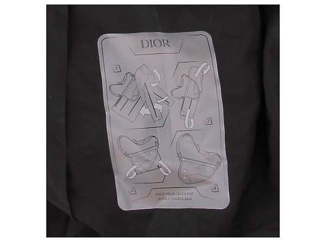 Dior Jaqueta preta dobrável - vue 5