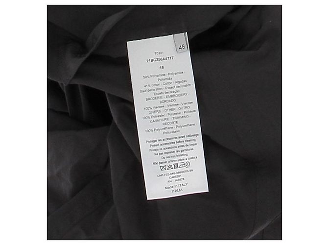 Dior Jaqueta preta dobrável - vue 8