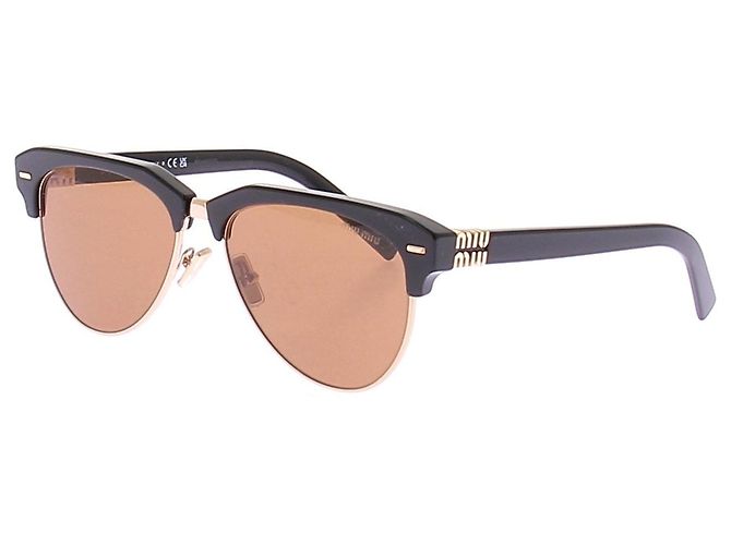 Miu Miu Gafas de sol negras Negro - vista 5