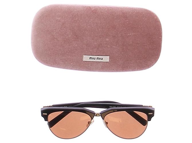Miu Miu Gafas de sol negras Negro - vista 7