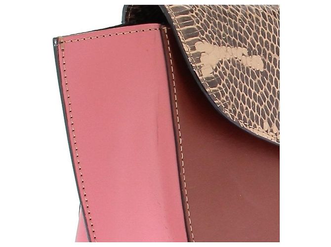 Autre Marque Dreifarbige Handtasche "Arezzo" Pink - Ansicht 11