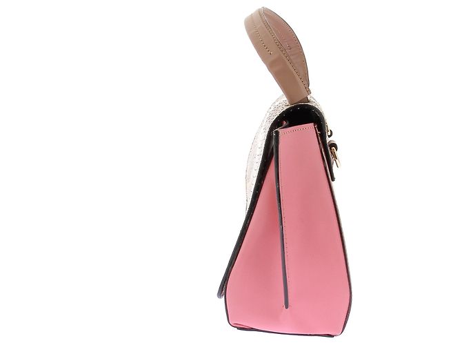 Autre Marque Dreifarbige Handtasche "Arezzo" Pink - Ansicht 4