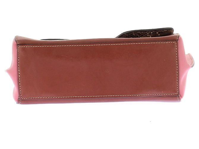 Autre Marque Dreifarbige Handtasche "Arezzo" Pink - Ansicht 6