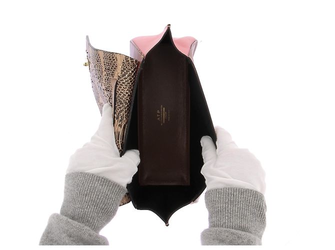 Autre Marque Dreifarbige Handtasche "Arezzo" Pink - Ansicht 7