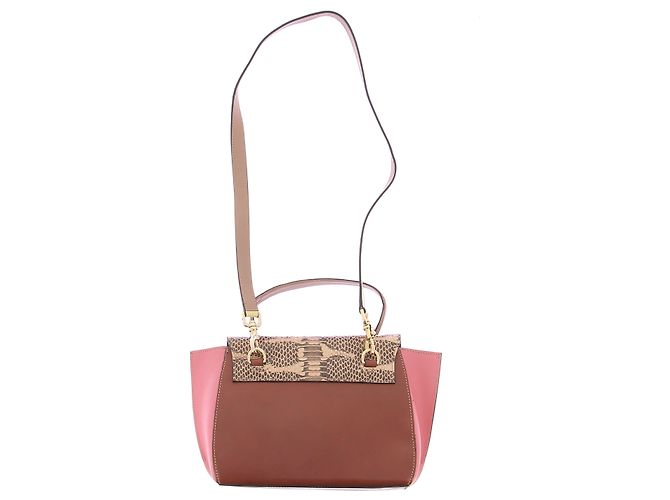 Autre Marque Dreifarbige Handtasche "Arezzo" Pink - Ansicht 9
