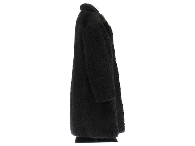 Marc Jacobs Abrigo de shearling negro - vista 4