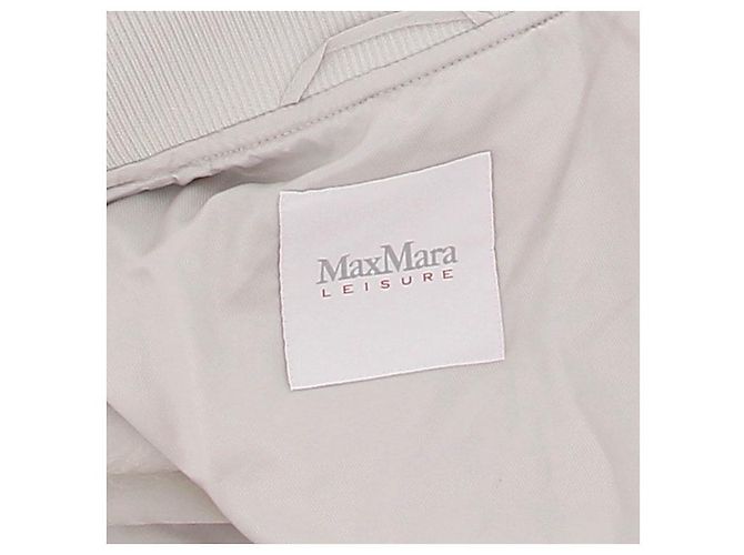 Max Mara Satinjacke Silber - Ansicht 5