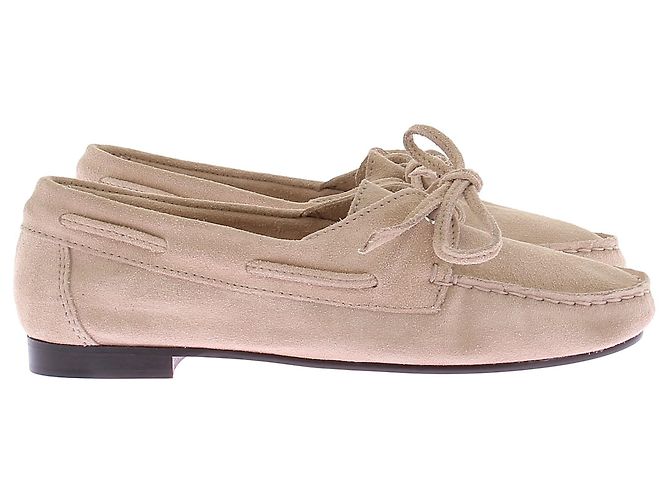 Autre Marque Mocassini MORJAS in camoscio beige - vista 2