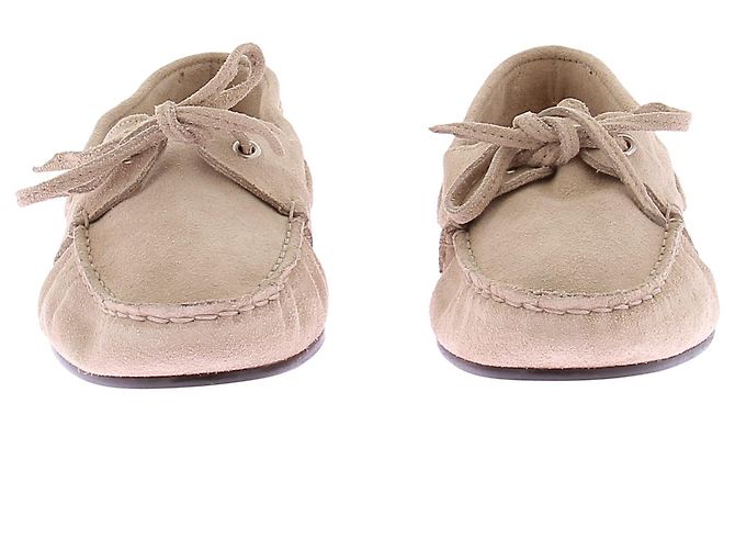 Autre Marque Mocassini MORJAS in camoscio beige - vista 4