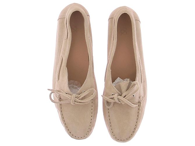 Autre Marque Mocassini MORJAS in camoscio beige - vista 6