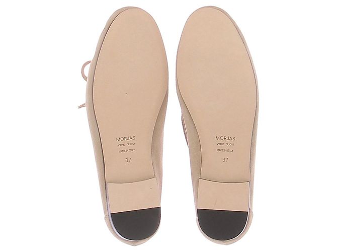 Autre Marque Mocassini MORJAS in camoscio beige - vista 7