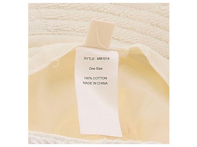 Autre Marque Cappello Bob MONDAY Beige in Cotone - vista 8