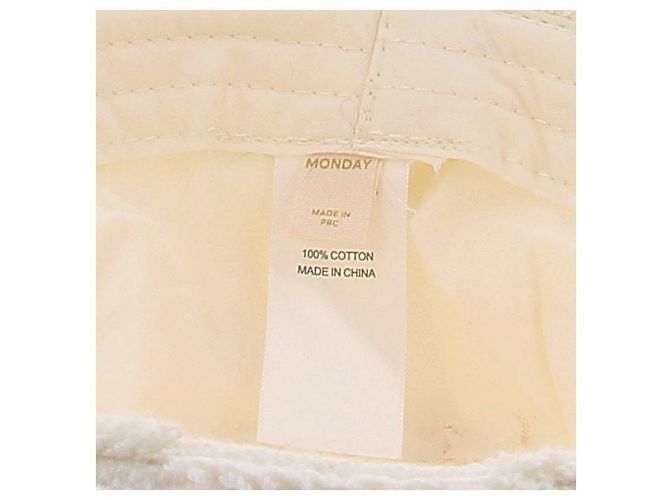 Autre Marque Cappello Bob MONDAY Beige in Cotone - vista 9