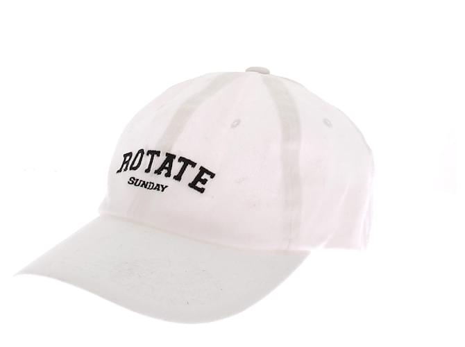 Rotate Cap weiß aus Baumwolle mit Logo - Ansicht 5