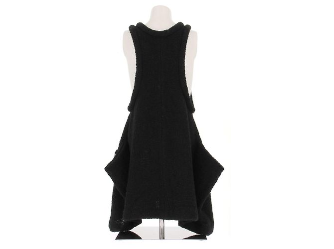 Louis Vuitton ärmelloses schwarzes Wollkleid - Ansicht 2