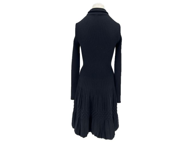 Dsquared2 Schwarzes Viscose Kleid - Ansicht 2