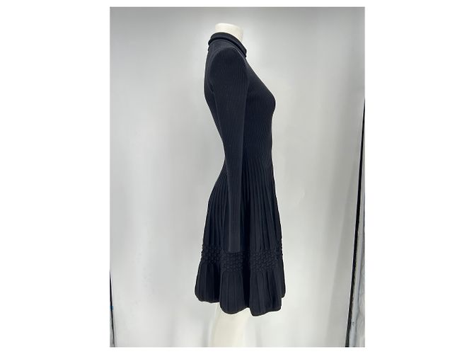 Dsquared2 Schwarzes Viscose Kleid - Ansicht 3
