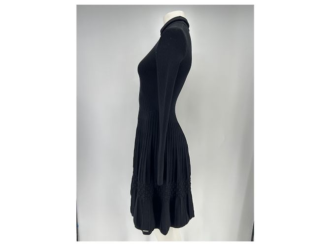 Dsquared2 Schwarzes Viscose Kleid - Ansicht 4