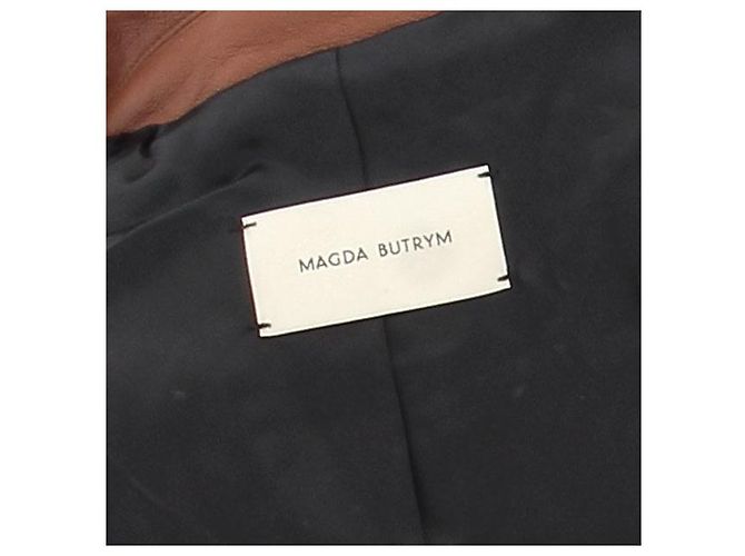 Magda Butrym Lederjacke braun - Ansicht 6