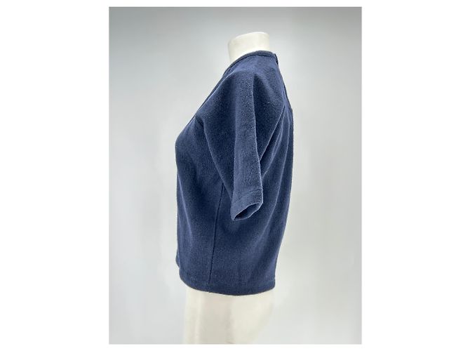 Autre Marque Top marino a maniche corte Blu navy - vista 4