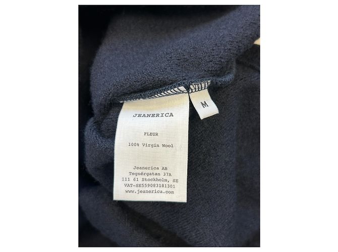 Autre Marque Top marino a maniche corte Blu navy - vista 5