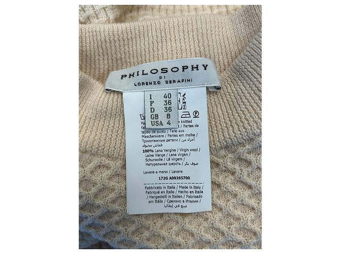 Philosophy di Lorenzo Serafini Wollpullover beige - Ansicht 5