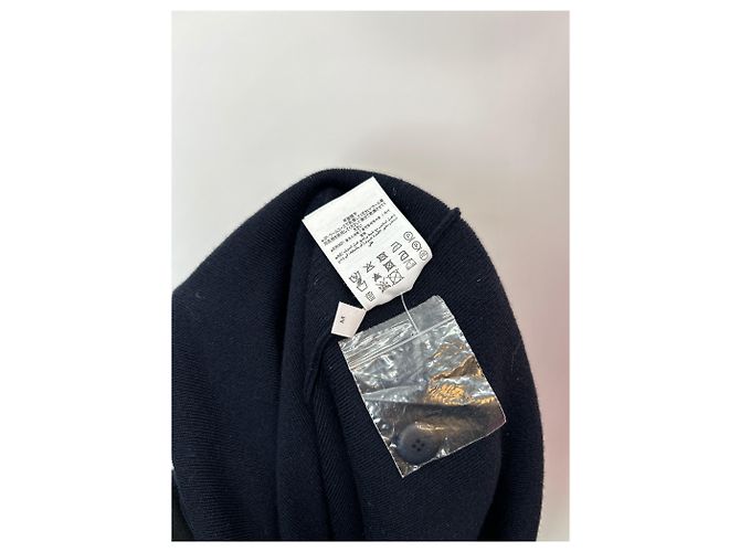 Closed Polo Pullover aus Baumwolle Marineblau M - Ansicht 4