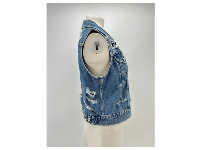 Levi's Ärmellose Jeansjacke Blau - Ansicht 3