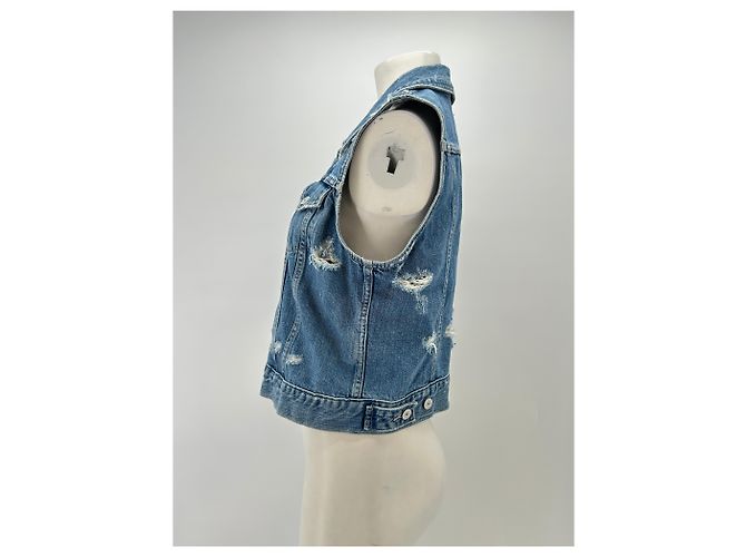 Levi's Ärmellose Jeansjacke Blau - Ansicht 4