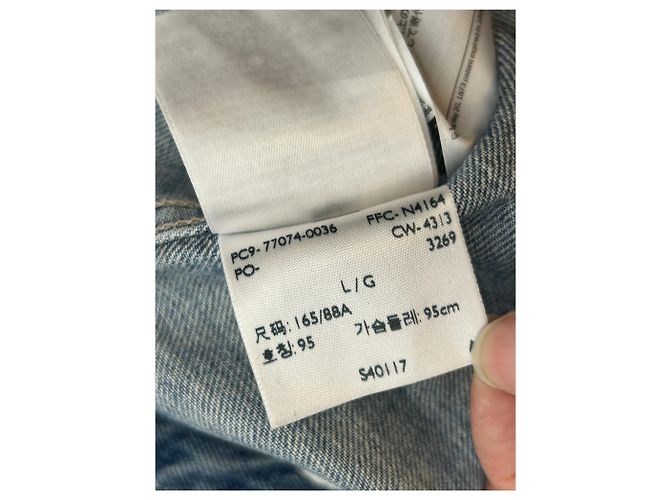 Levi's Ärmellose Jeansjacke Blau - Ansicht 6