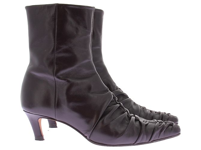 Autre Marque Botines de tacón "Minna" Burdeos - vista 2