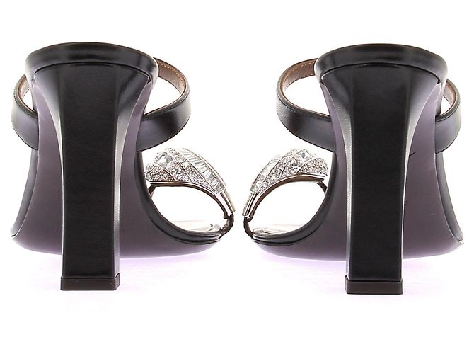 Giuseppe Zanotti Sandali "30TH Anniversary" in pelle nera Nero - vista 5