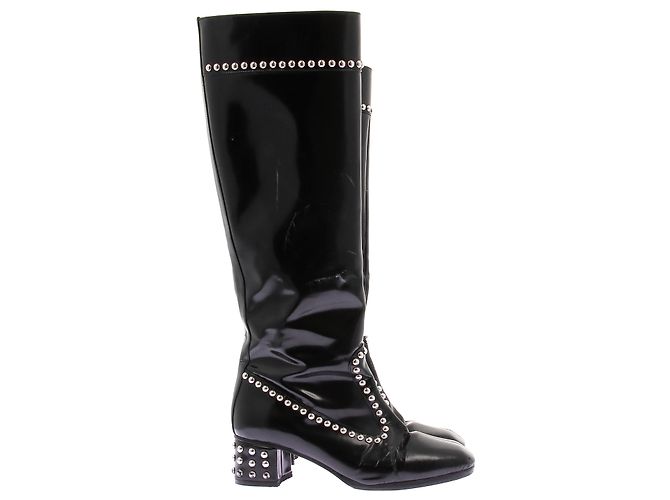 Maryam Nassir Zadeh Botas de tacón negras Negro - vista 2